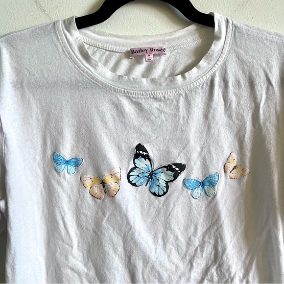 Pastel Butterfly Graphic Tee - Picture 4 of 4